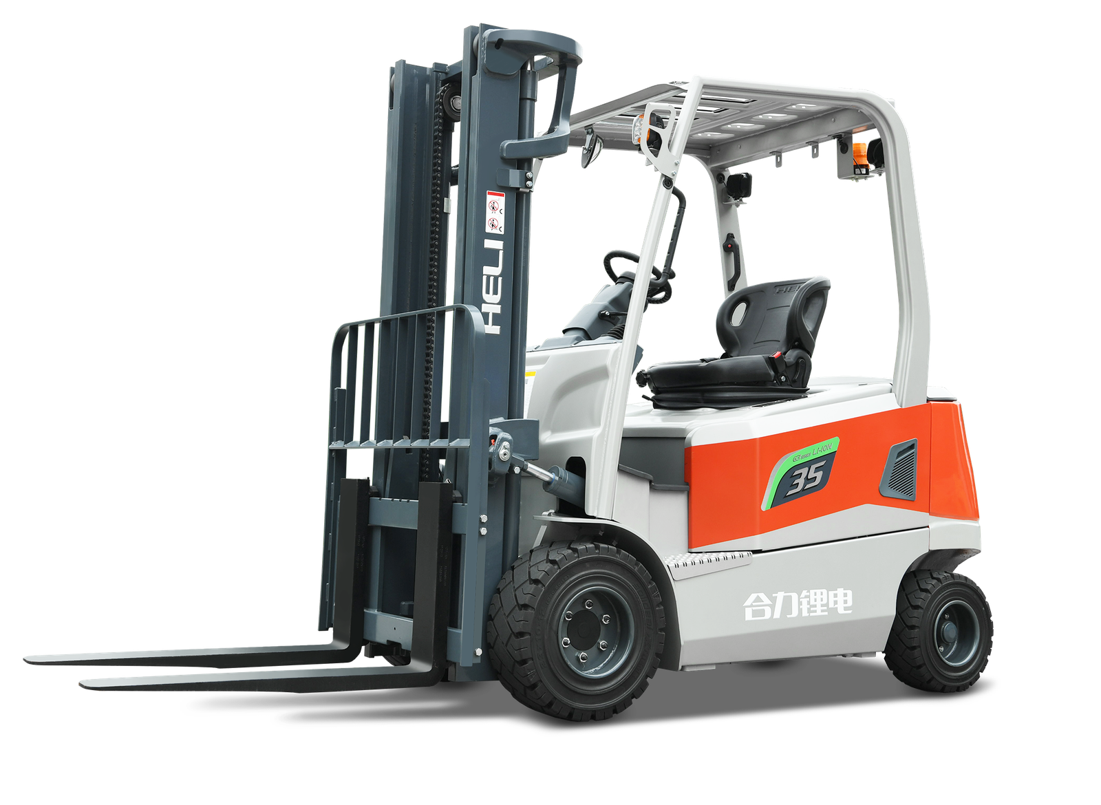 1.5-3.5t G3 Series Four Wheel  LI-ION Forklift (Dual drive)